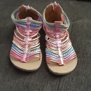 Seychelles Kids Rainbow Strappy Gladiator Sandals